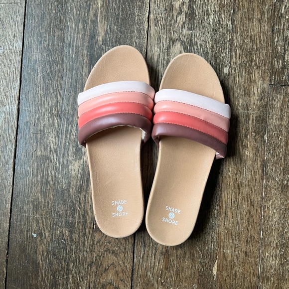 Shade & Shore Shoes - Shade & Shore Women's Sandals - Pink and Brown